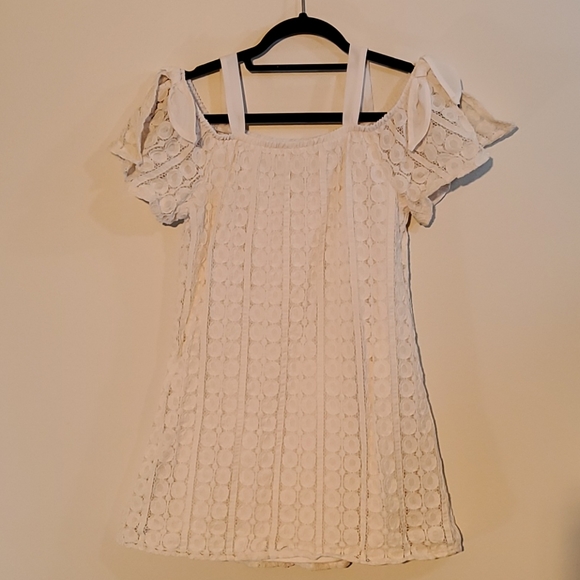 Teens Off The Shoulder Dress - Picture 2 of 2